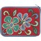 Stitch and Zip Coin/Credit Card Case Needlepoint Kit-Red Asian Floral SZ202